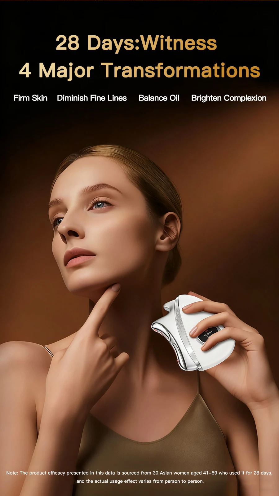 OEM ODM Electric Gua Sha Facial Tool Microcurrent Neck Face Massager Gua Sha Facial Scraping Instrument for Daily Facial Care