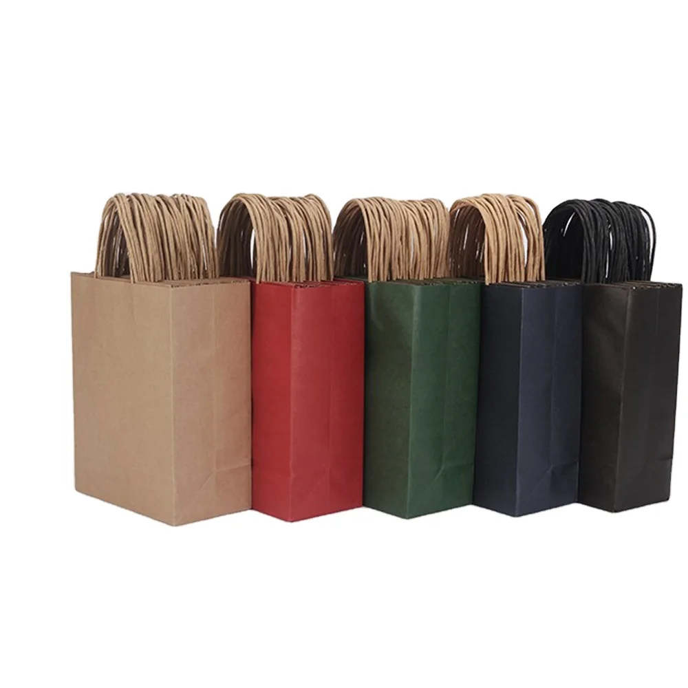 eco friendly recyclable brown kraft paper bags wholesale price