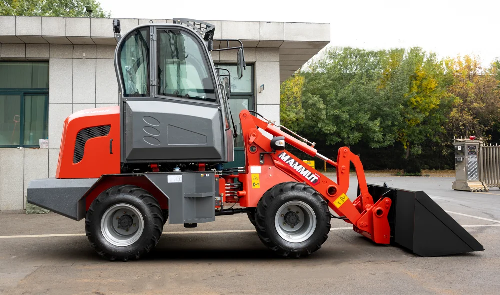 Wheel Loader Manufacturer Mammut WL12 1 Ton Mini Small Front End Articulated Mini Wheel Loader