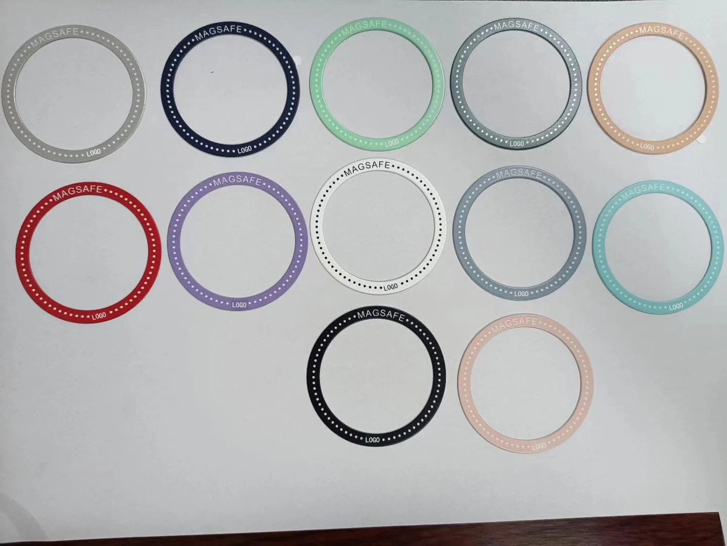 Qi Wireless Charger 55mm Metal Ring Adhesive Replacement Thin Metal