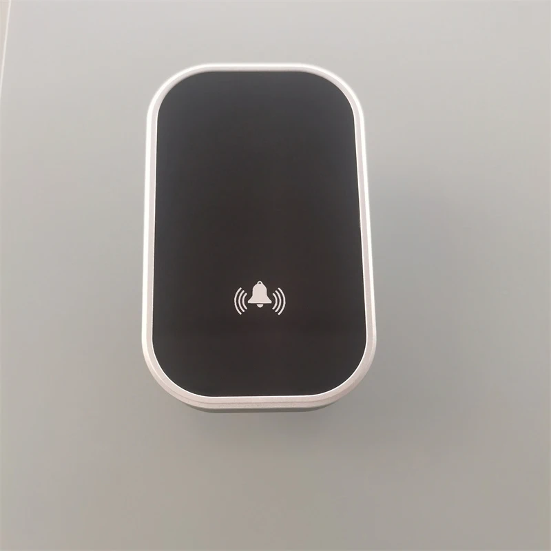 LUCKARM Black Smart Doorbell EU US UK Plug IP44 Waterproof Door Bell Kinetic Doorbell Smart Life Outdoor Wireless Doorbell