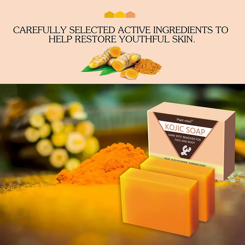 Custom Scented Face Body Organic Bar Turmeric Soap Wholesale Original