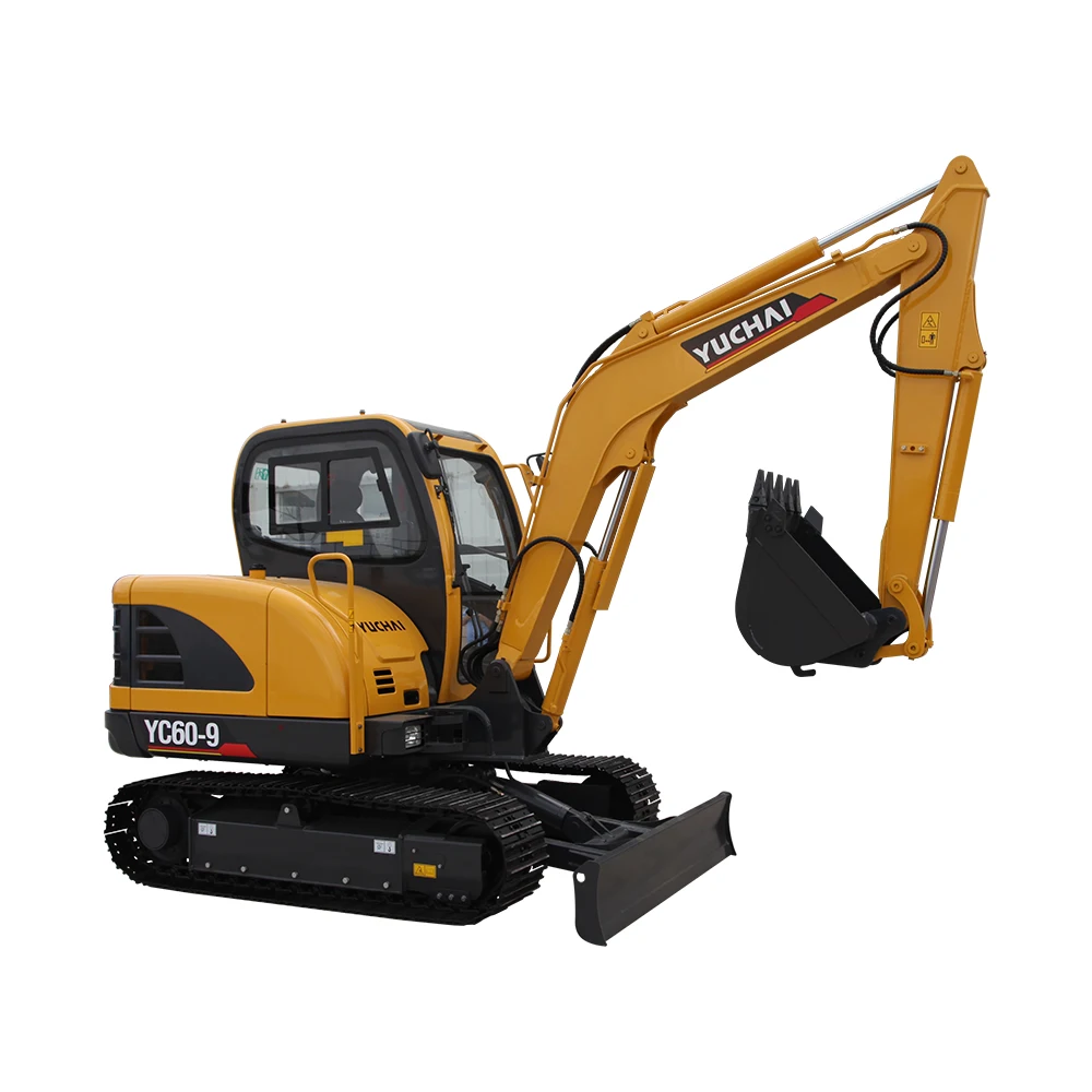 YUCHAI Excavators Micro Digger YC60-9 Mini Bagger diesel Small Excavator