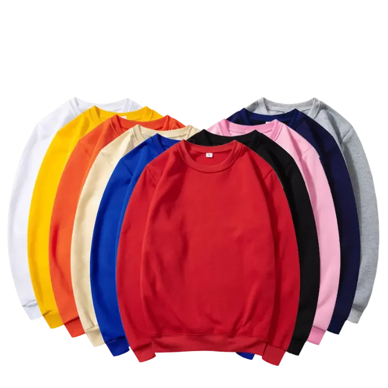 High Quality Usa Size Custom Logo Embroidered Crewneck Sweat Shirt ...