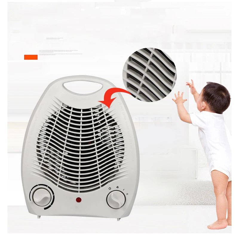 Winter Warm Portable Electric Space Heaters Industrial Heater 2000W Mini Electric Air Fans heaters supplier