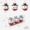8cm white and red bell-182g