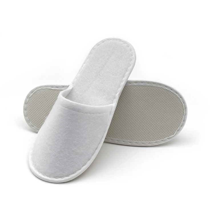 Yangzhou factory customized bedroom slippers for hotels guest disposable hotel slippers