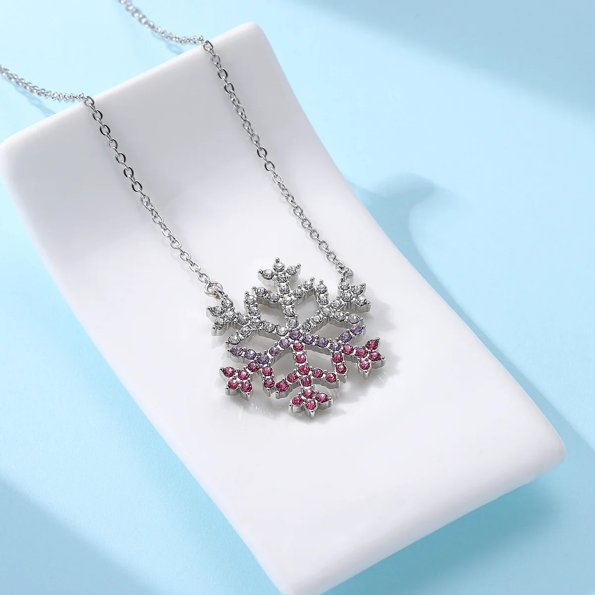 Fashion Luxury Ladies Christmas Ornaments Platinum Plated Jewelry