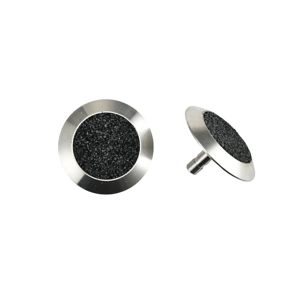 hot sale 316 marine grade ss s/s s304 blinds tactile indicator stud with black carb and pin or spigot for installation