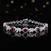 Pulsera de rubí natural