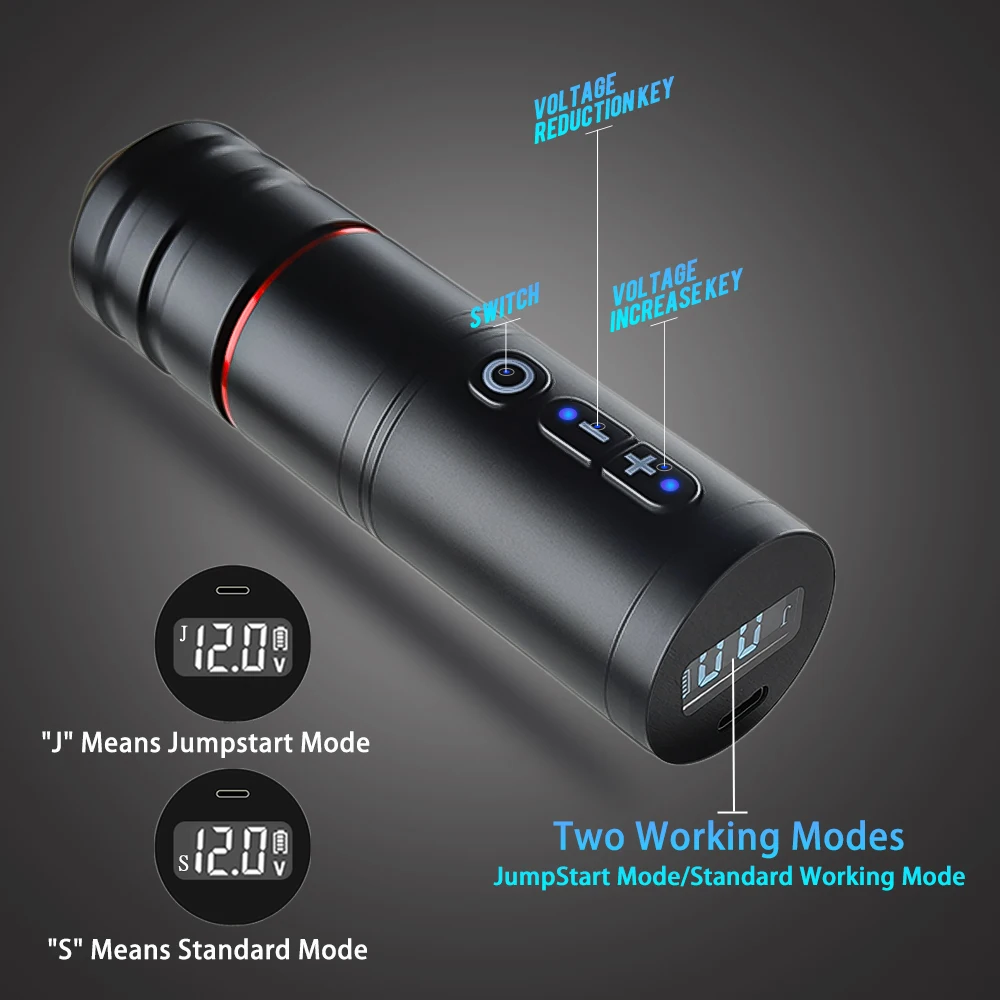 Ambition Ninja Pro Tattoo Gun - Professional Wireless Machine