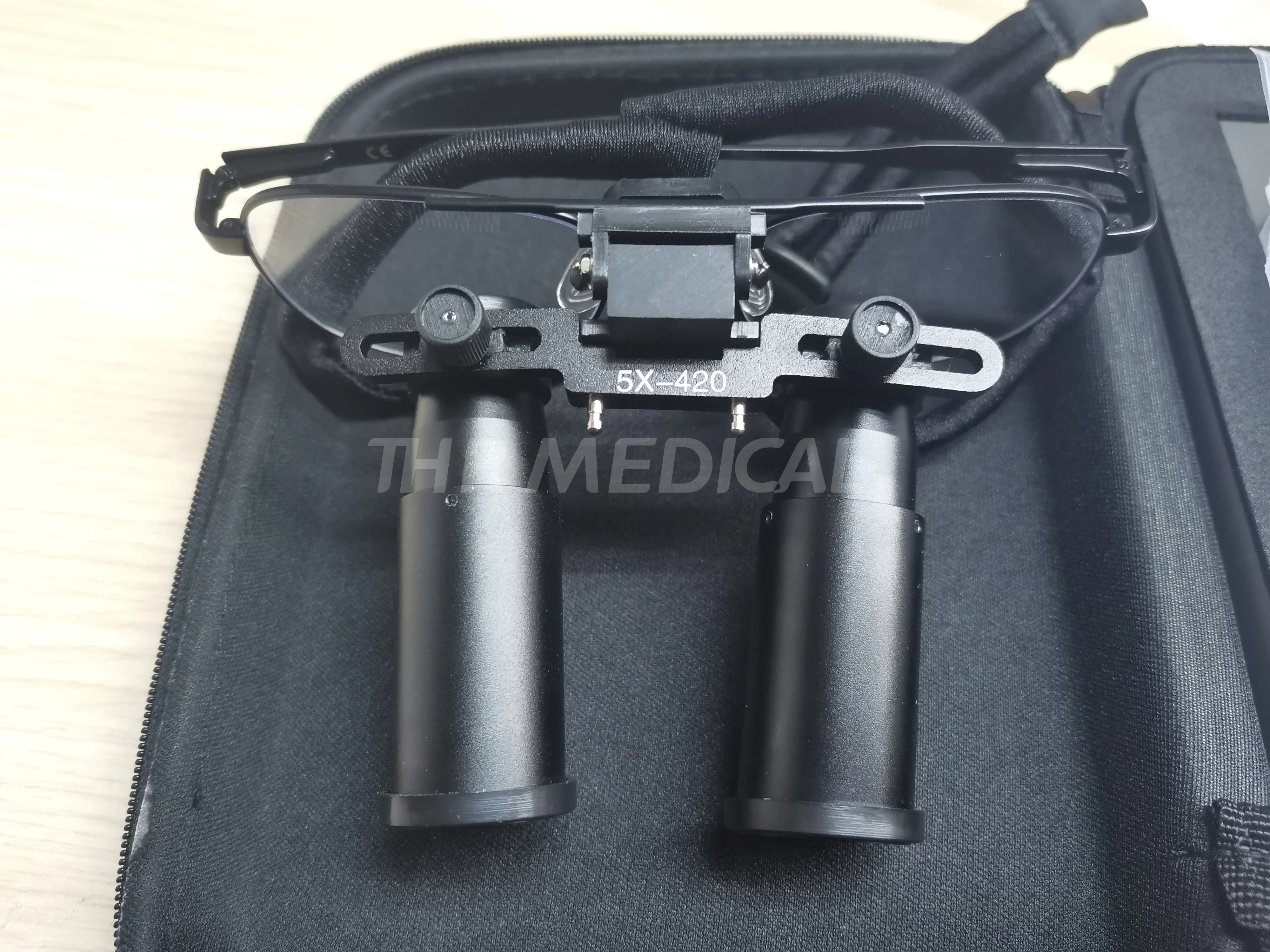 THR-C1-5X хирургические портативный фар микроскопа призмы loupes magnifier Очки Зубные бинокулярная