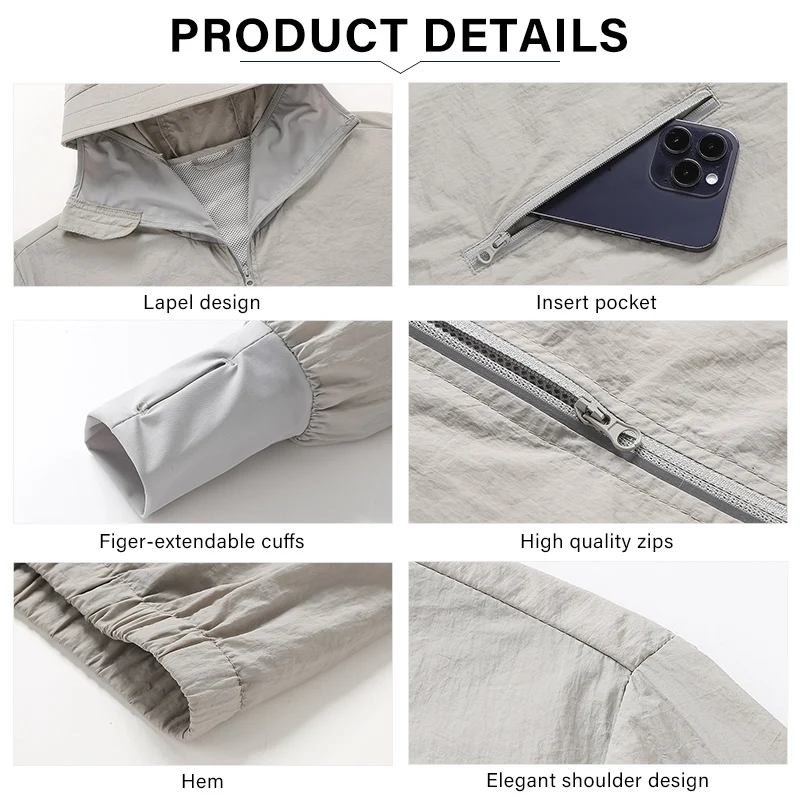 Smart Cooling Powerful Clothing Conditioned Lightweight Portable Outdoor Sports Work Daily Wear Air Conditioner Fan Jacket