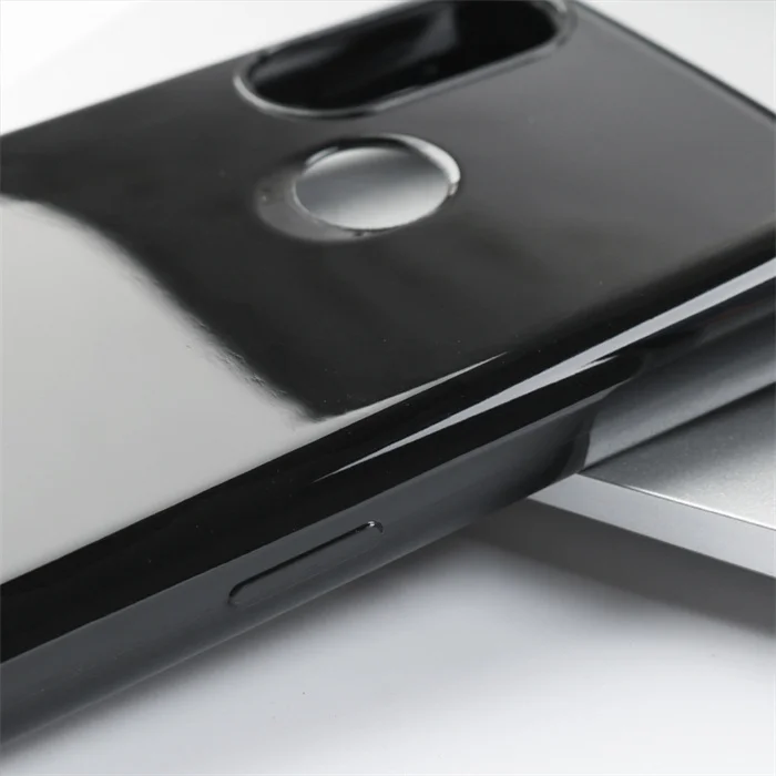 Full Black Glossy TPU Phone Case for CAT S62 Pro – Shockproof Slim