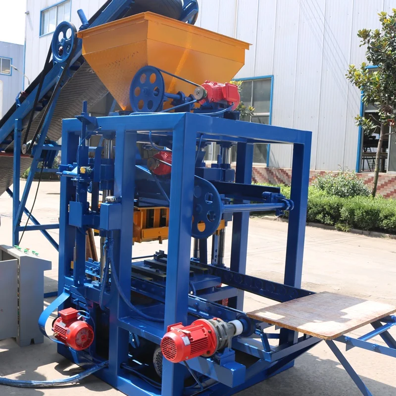 QT4-24 Lightweight Cement Concrete Block Making Machine
