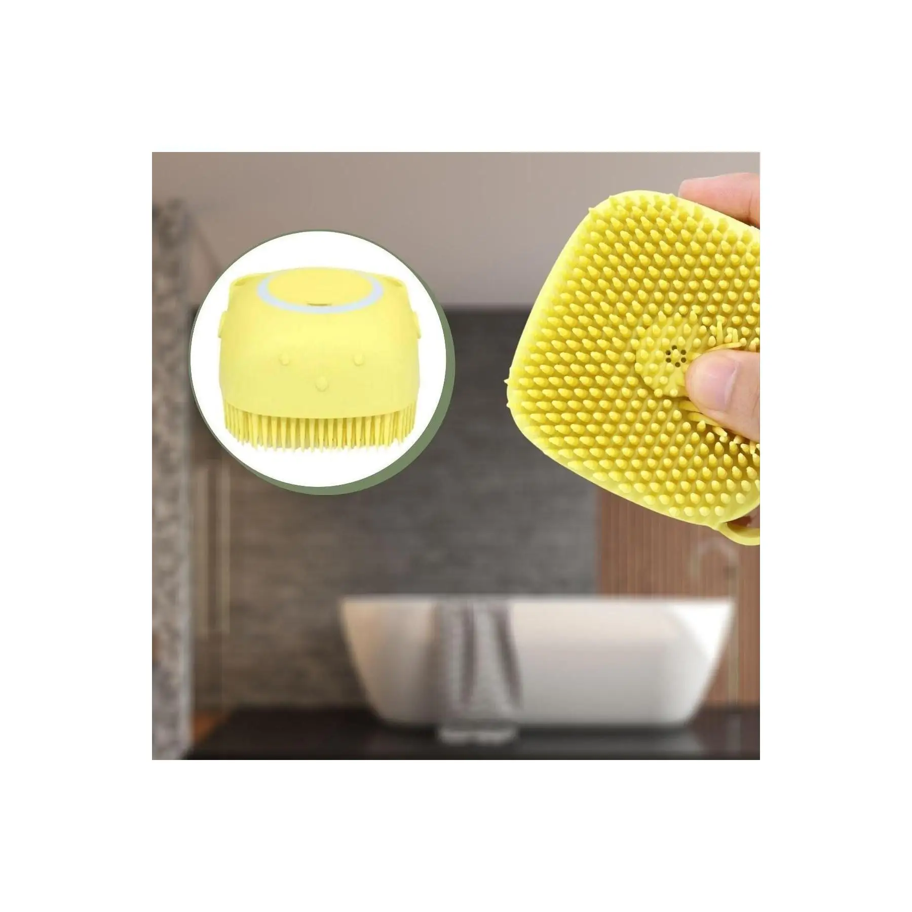 Effective Bath Shower Washcloth With Soft Silicone Material,Flexible