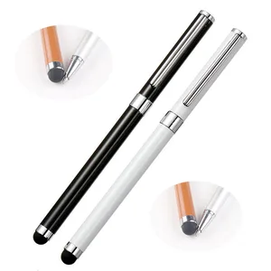 Cheapest 2-In-1 Metal Gel Ink Pen With Touch Screen Stylus Printed Logo Customized Laser for Stationery Gift