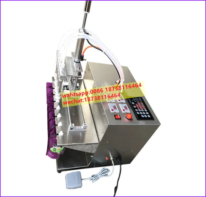 No Bubbles Insert Type Spout Pouch Liquid Filling and Capping Machine Mango Orange Juice Stand up Pouch Filler and Sealer