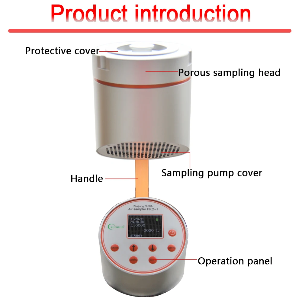 
Высокоэффективный биологический микробный воздушный пробоотборник 
