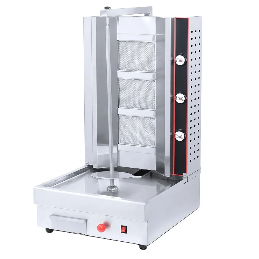 Gas Shawarma Kebab Grill QZD-3 - Easy Operate High Productivity