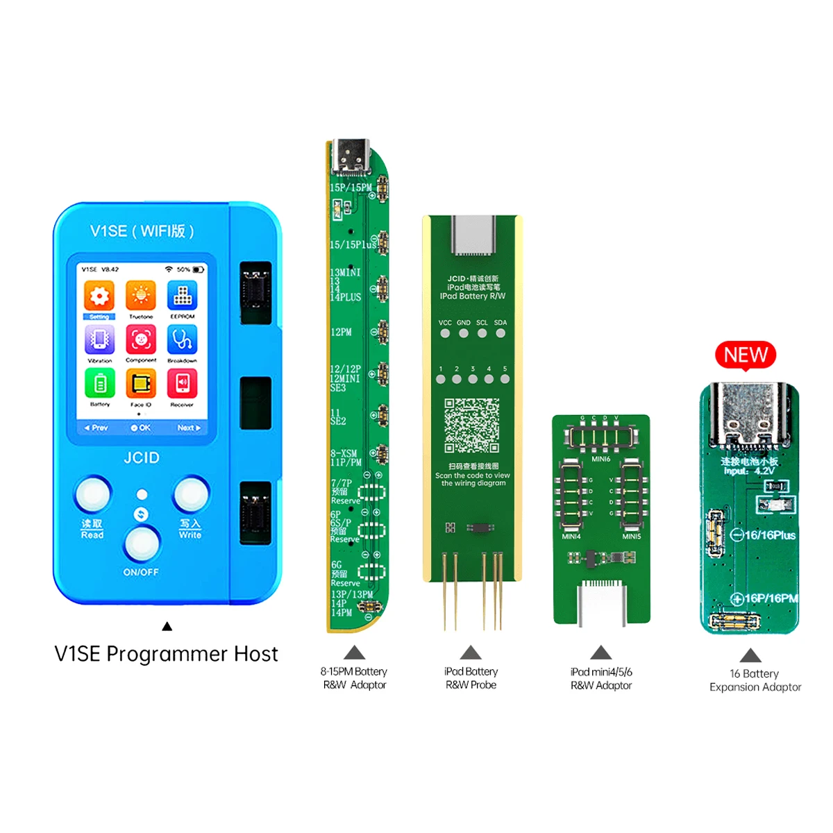 JCID V1SE(WIFi版) BA基盤8-15PMセット【新品未開封】 JCID Programmer V1S - Repair Iphone 14 True Tone Issues