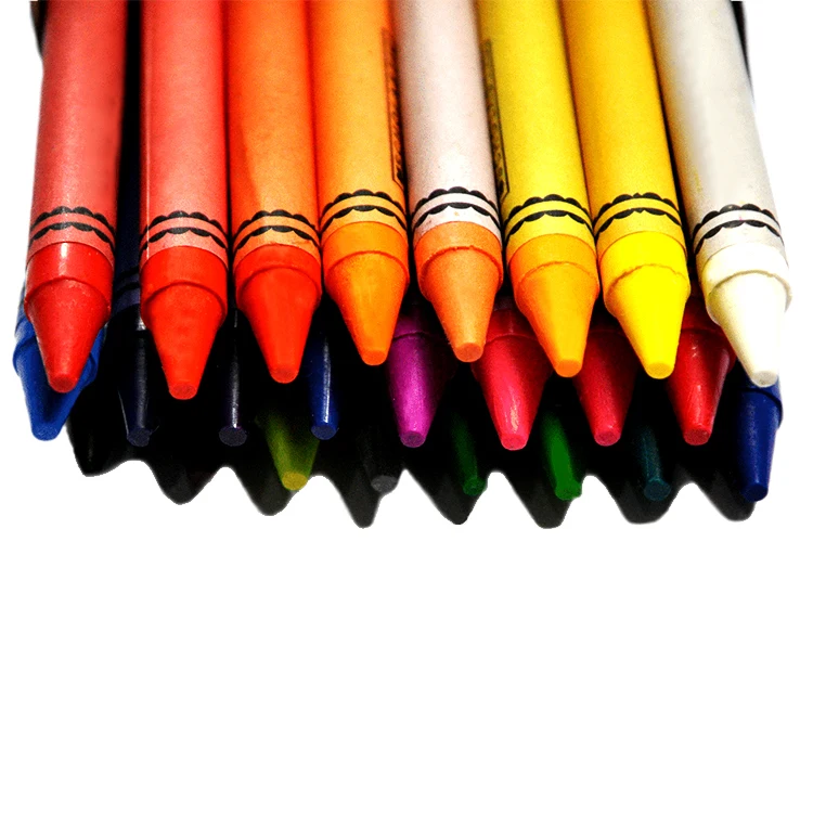 Wholesale Cheap Nontoxic Washable Crayons 6 8 12 16 20 24 48 Colors