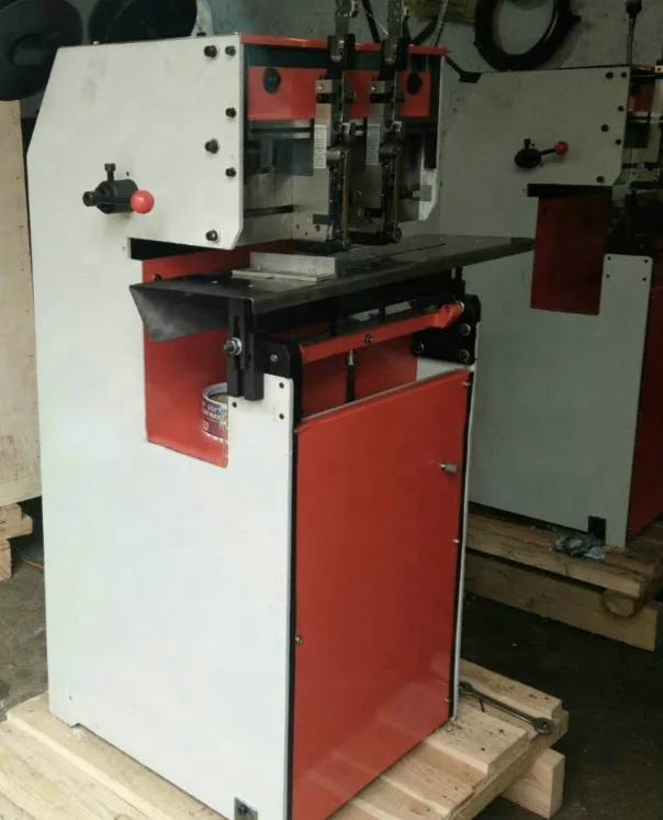 High Speed Double Heads Book Stapler Steel Iron Wire Saddle Stitching Machine for Paper Book