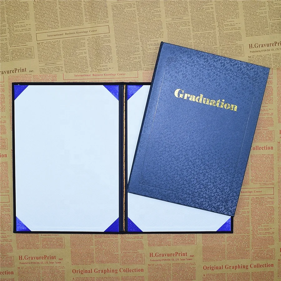 Обложка сертификата степени диплома