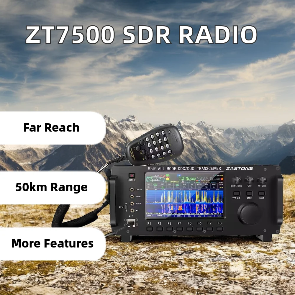 Zastone ZT7500 100W Transceiver - Long Range Shortwave Radio