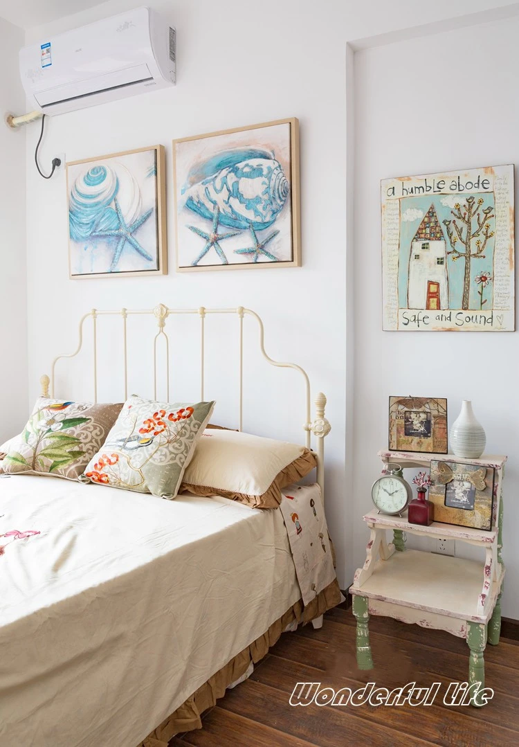 クイーンサイズのモダンなプラットフォームベッドフレーム