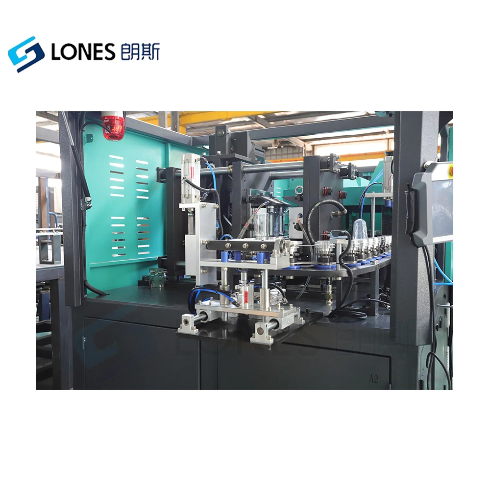 LS-A2 Fully Automatic PET Jar Blowing Machine 10ML-2L Big Mouth Jar Can Bottle Maker 2000BPH Preform Loader PLC Core PP