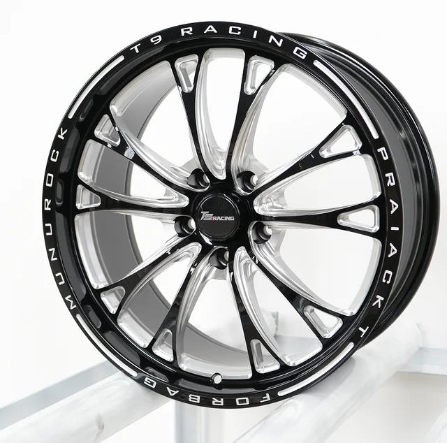 Alloy Wheels 18*8.5 Inch with PCD5*114.3 in Stock Fit for SUV Cast Alloy Rimis  with Black milling windows and letters