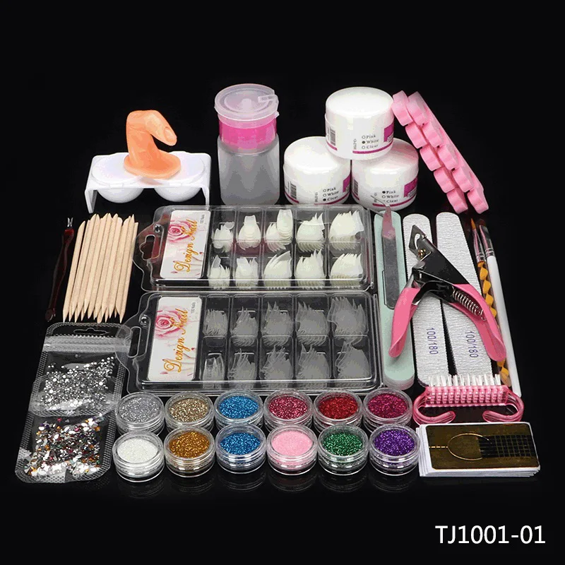 Hot Selling Professional Nail Art Set Manicure Acrylic Powder Press On ...