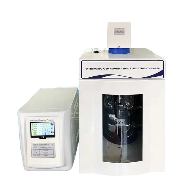 TOPTION High Quality Laboratory Ultrasonic Sonicator Processor 400w Ultrasonic Homogenizer for Cell Crusher