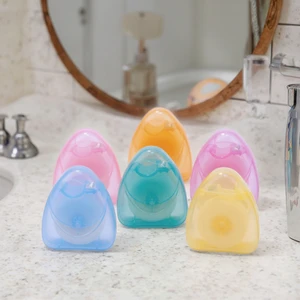 Daily Care Candy Color Egg Box Pack Eco-friendly 100% Biodegradable PLA Material Dental Teeth Floss 50M for Oral Care
