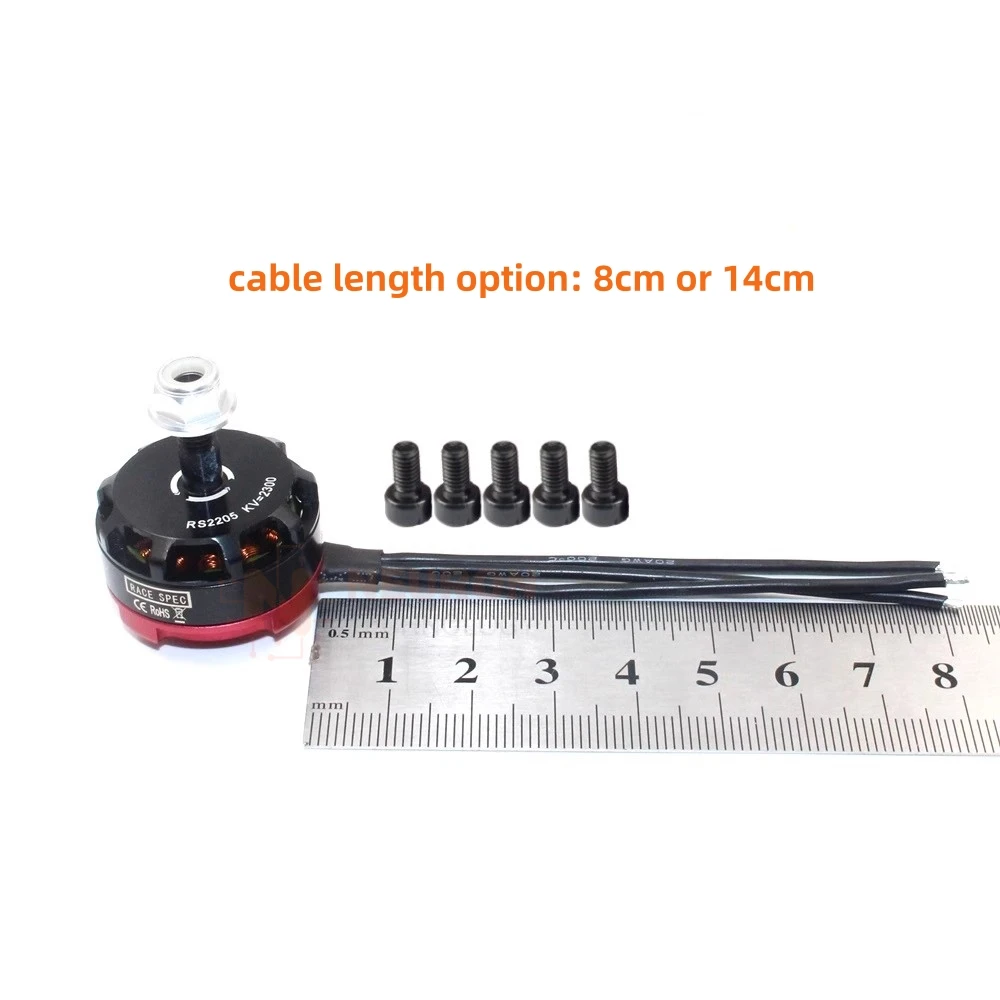 RS2205 2300KV Brushless Motor CW/CCW 3-4S RC Motors for FPV Racing Drone FPV Multicopter