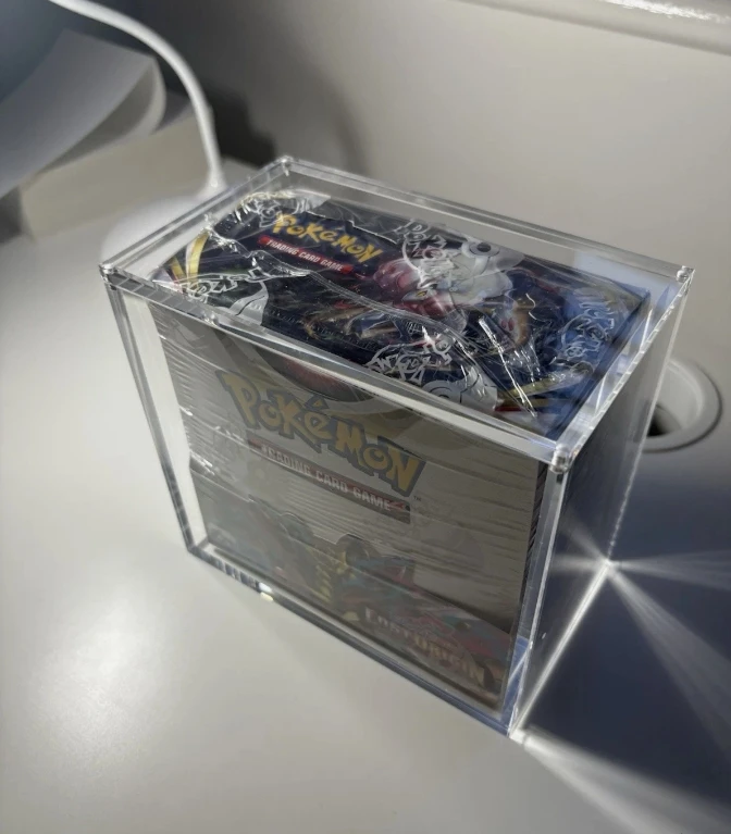 Acrylic Display Racks-Lost Origin Sealed Booster Box Small Tear for Pokemon  Elegant Pokemon Booster Box Holder