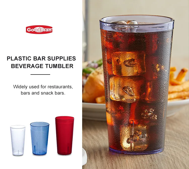 Bar service drinkware cocktail cup plastic wine glasses custom  glass beer mug factory