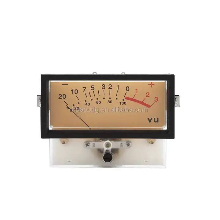 アナログメーターVUメーターVU73パネルメーターヘッダーLED