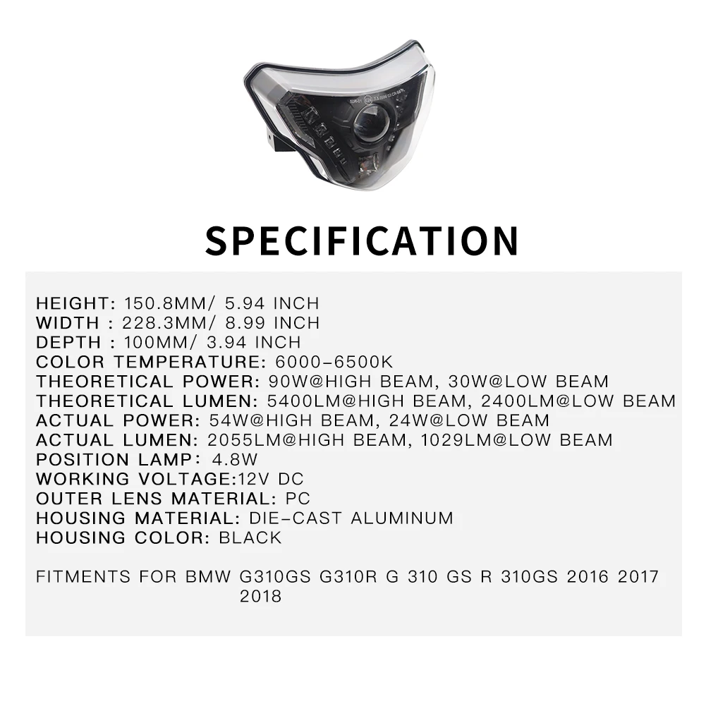 low beam lights for bmw g310 g310r g310gs for bmw motorcycle  accessories-6