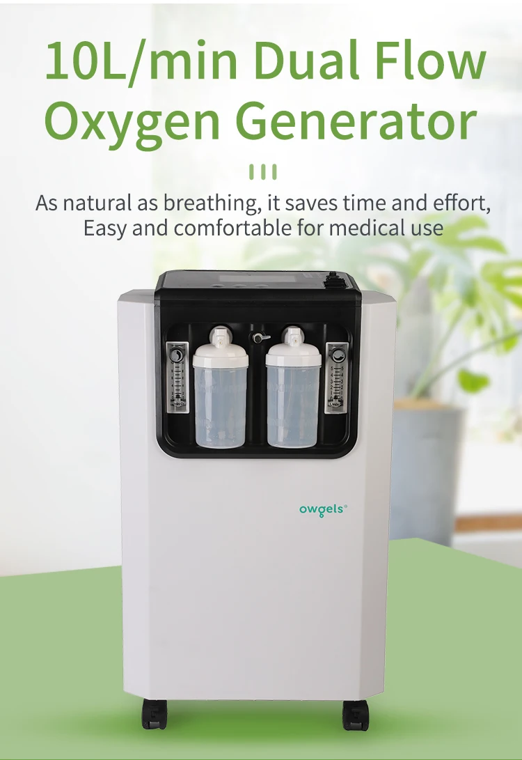 High Quality German Technology Medical Portable 10L Oxygen Concentrator Oxygen Generator Machine