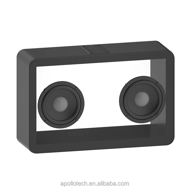Hot Selling Transparent Box MDF Customized Color Bluetooth Speaker