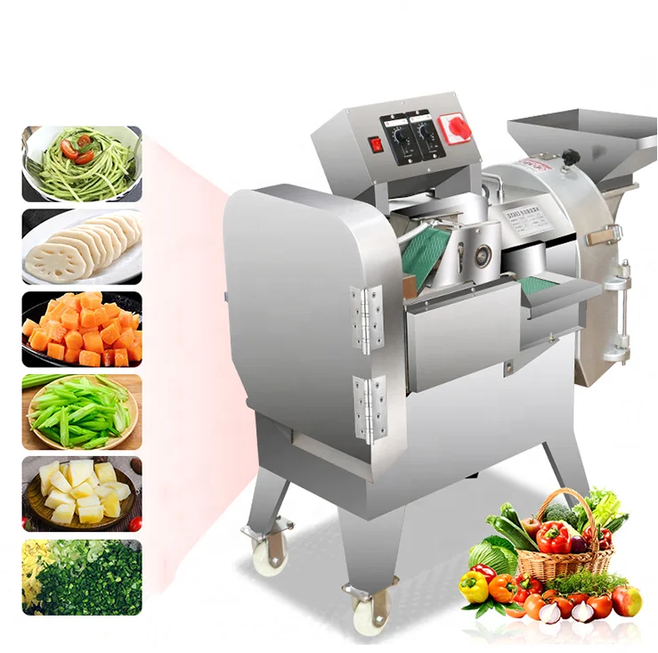 304 Stainless Blade 120W Commercial Onion Slicing Machine Electric Veggie  Cutter