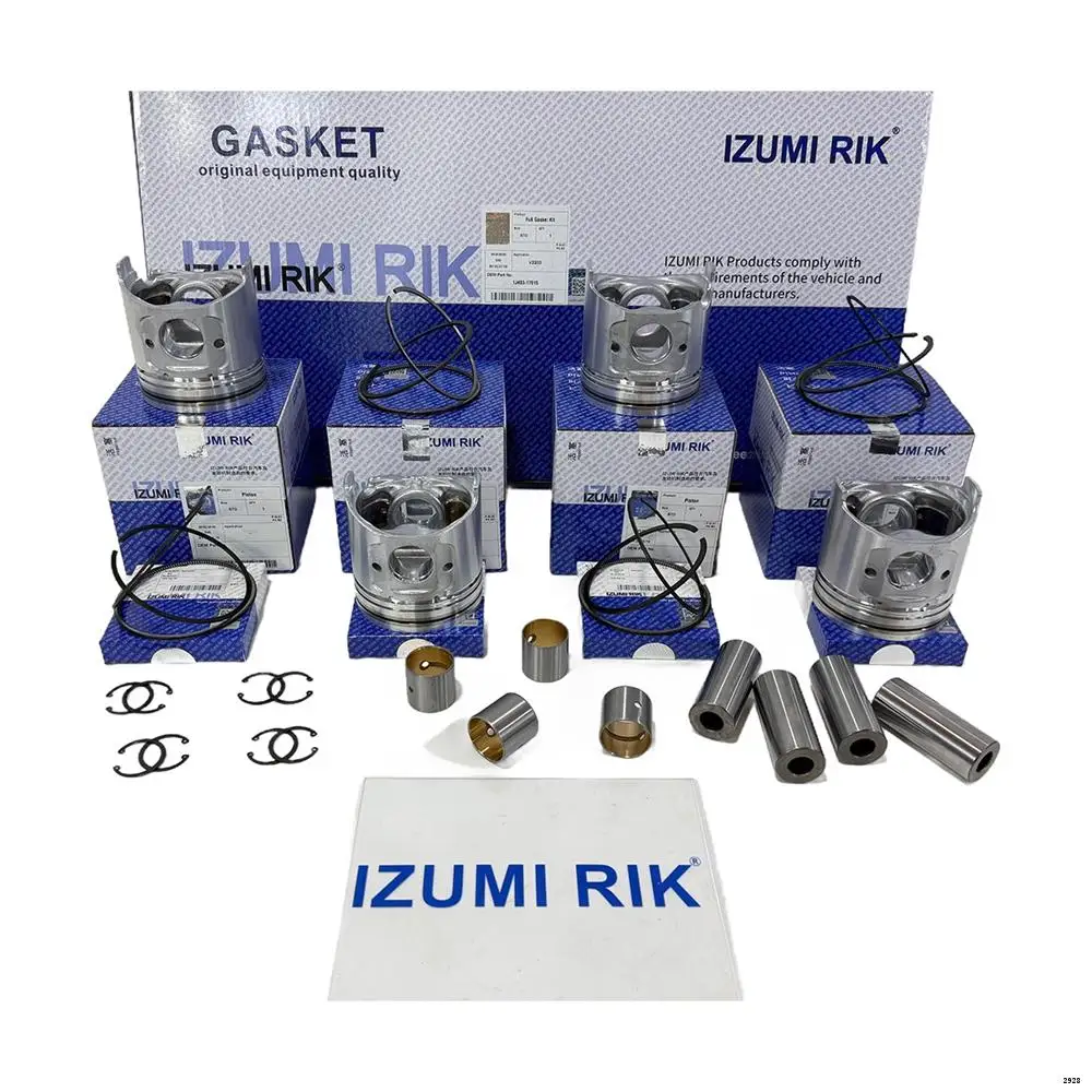 IZUMI RIK Piston & Piston Ring Set for Yuchai YC4D130 China Manufacturer Engine Parts