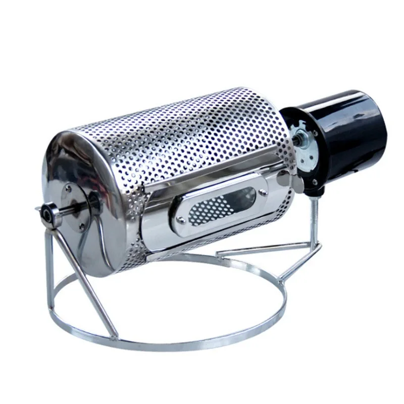 Small stainless steel roller roaster household hand-cranked bean roaster coffee bean roaster