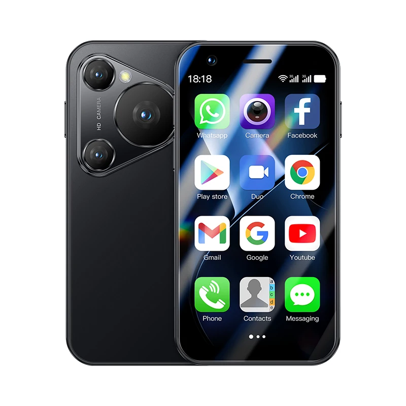 Soyes P70 Pro Max Mini Smartphone 3inch 1GB Ram 16GB ROM 3G Network Dual SIM Pocket Size Small Smart Mobile Phone Android 8.1
