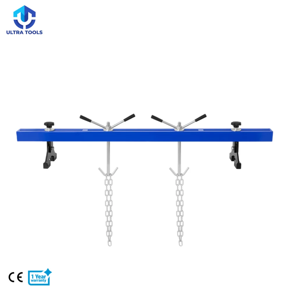 Queiting 500kg Engine Support Double Beam Bar Stand Motor Traverse Lifter Gearbox Support Car Support Frame 