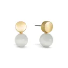 Manufacturer South Korea Earings Earring Earring Professional Manufacturer 2022 Simple Design South Korea Style Earings Round Shape 14K Gold Plated Earring