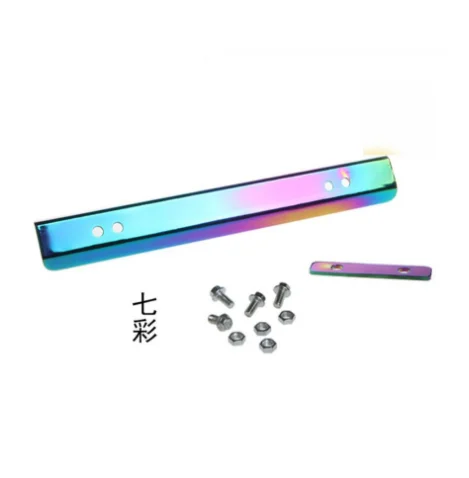 JDM автомобильная универсальная рамка из алюминиевого сплава для номерного знака L-образная рамка для европейского номерного знака