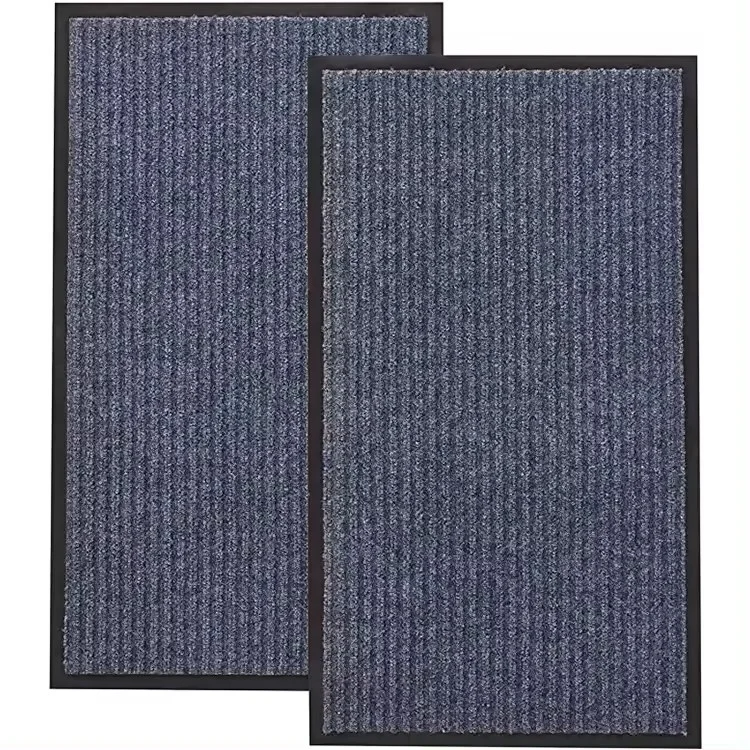 Double stripe carpet Door Mat Commercial Welcome Mats for Entry